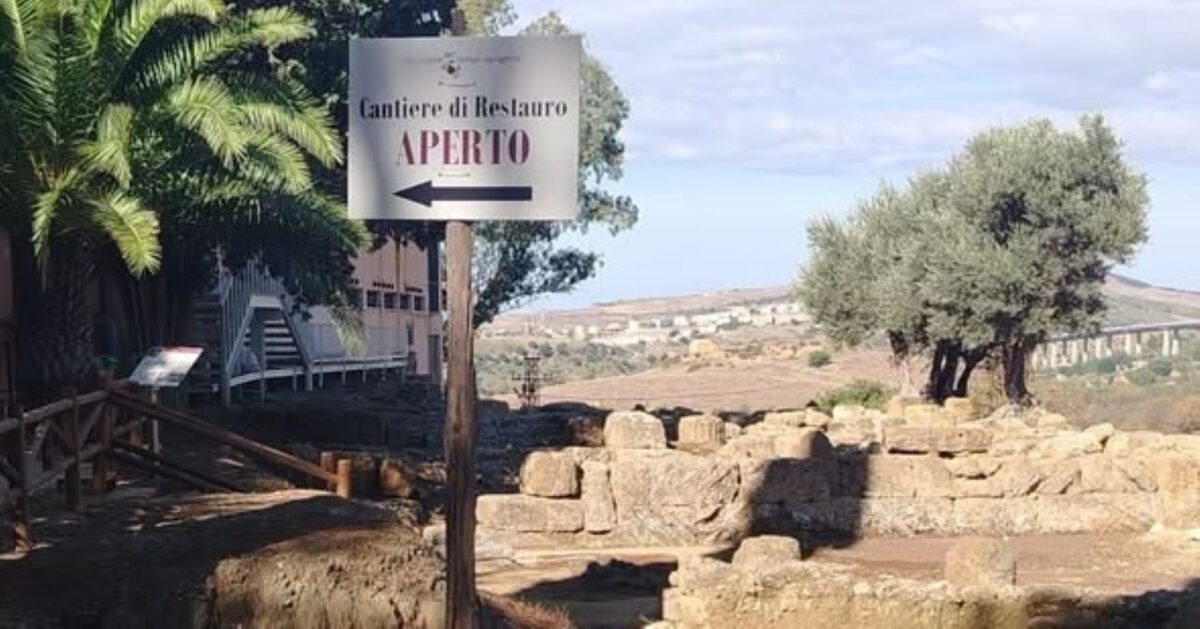 Valle dei Templi, apre al pubblico il cantiere di restauro dei mosaici del Bouleuterion Valle dei Templi, apre al pubblico il cantiere di restauro dei mosaici del Bouleuterion