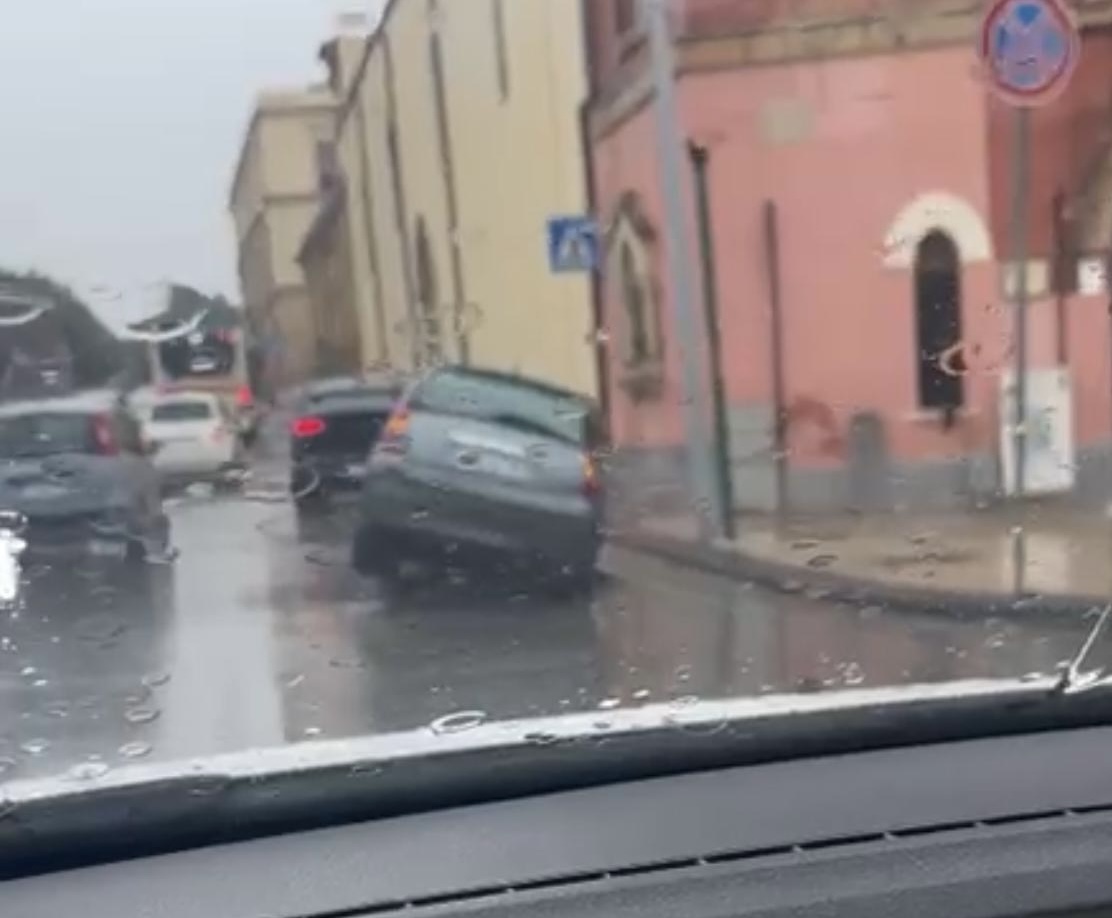 Temporale su Agrigento, città in difficoltà: segnalati gravi danni