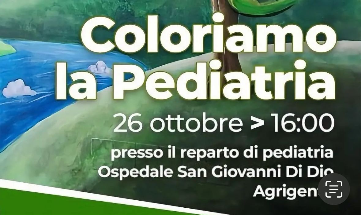 “Coloriamo la Pediatria”: oggi al San Giovanni di Dio “Coloriamo la Pediatria”: oggi al San Giovanni di Dio