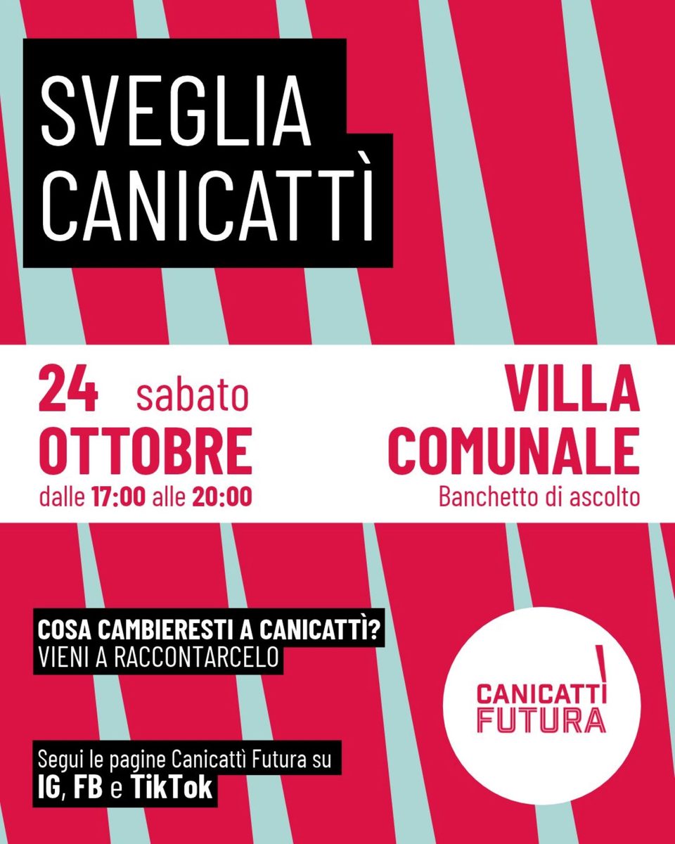 Canicattì Futura si presenta alla città: sabato l’evento “Sveglia Canicattì”