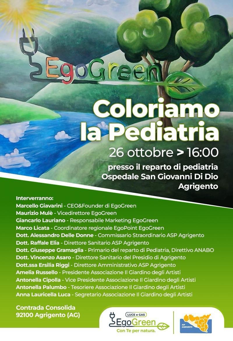 “Coloriamo la Pediatria”: oggi al San Giovanni di Dio “Coloriamo la Pediatria”: oggi al San Giovanni di Dio